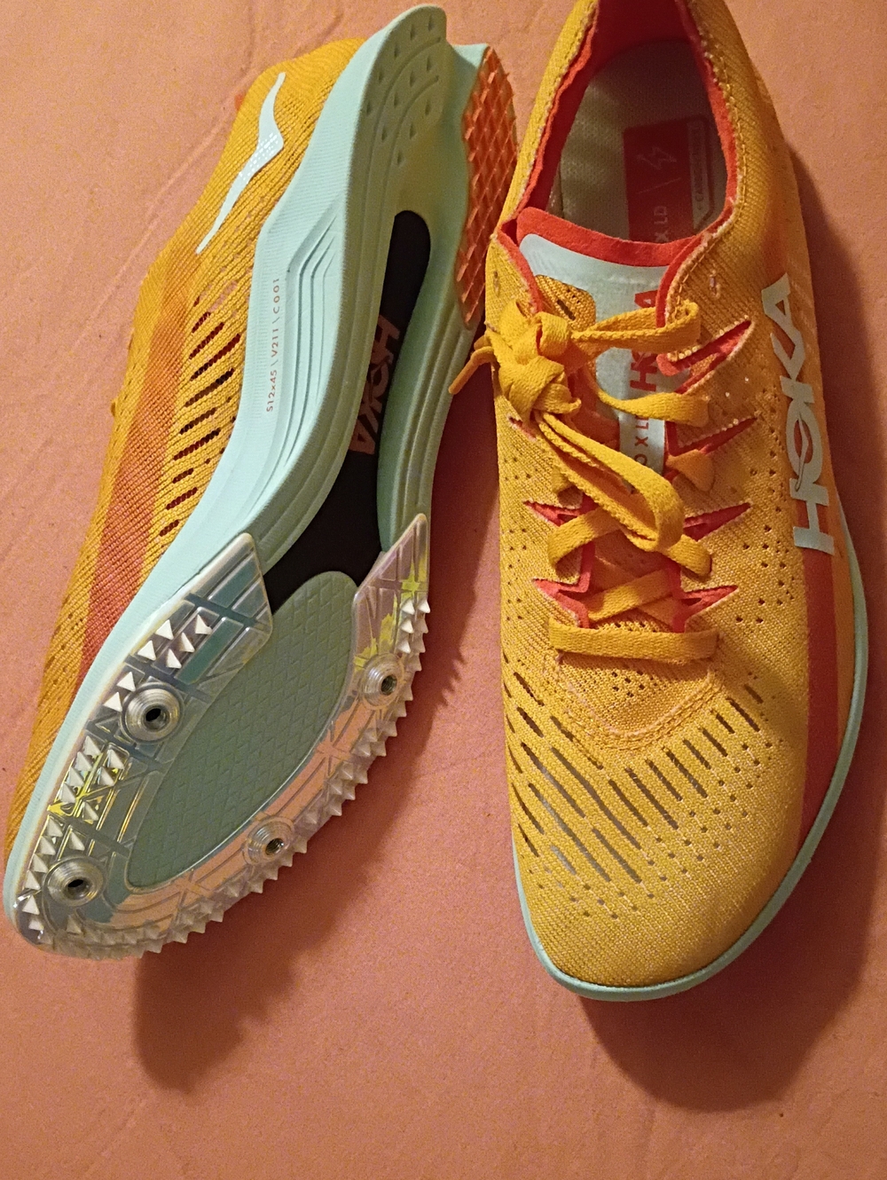 Hoka Cielo X 2 LD Women’s Orange Track Spikes* No Spikes Or Key